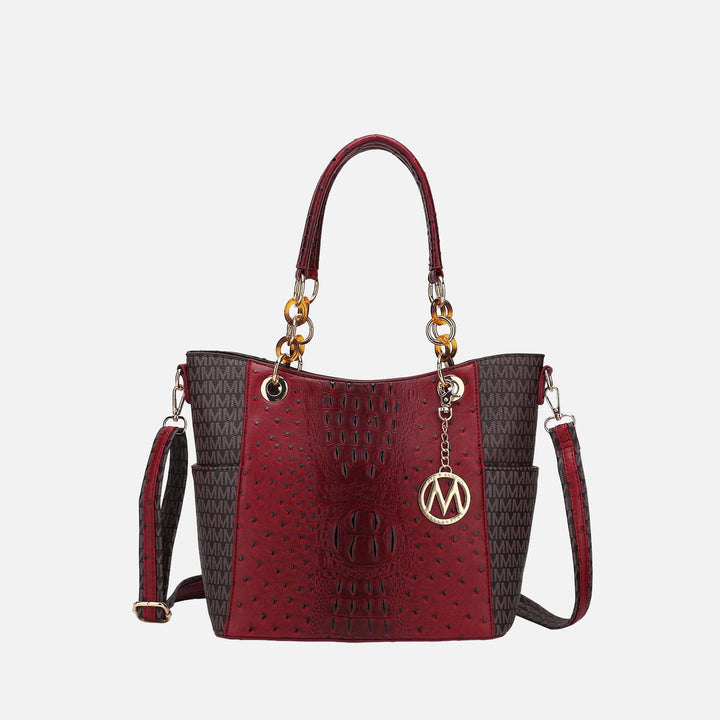 MKF Collection By Mia K Miriam Signature Tote Bag
