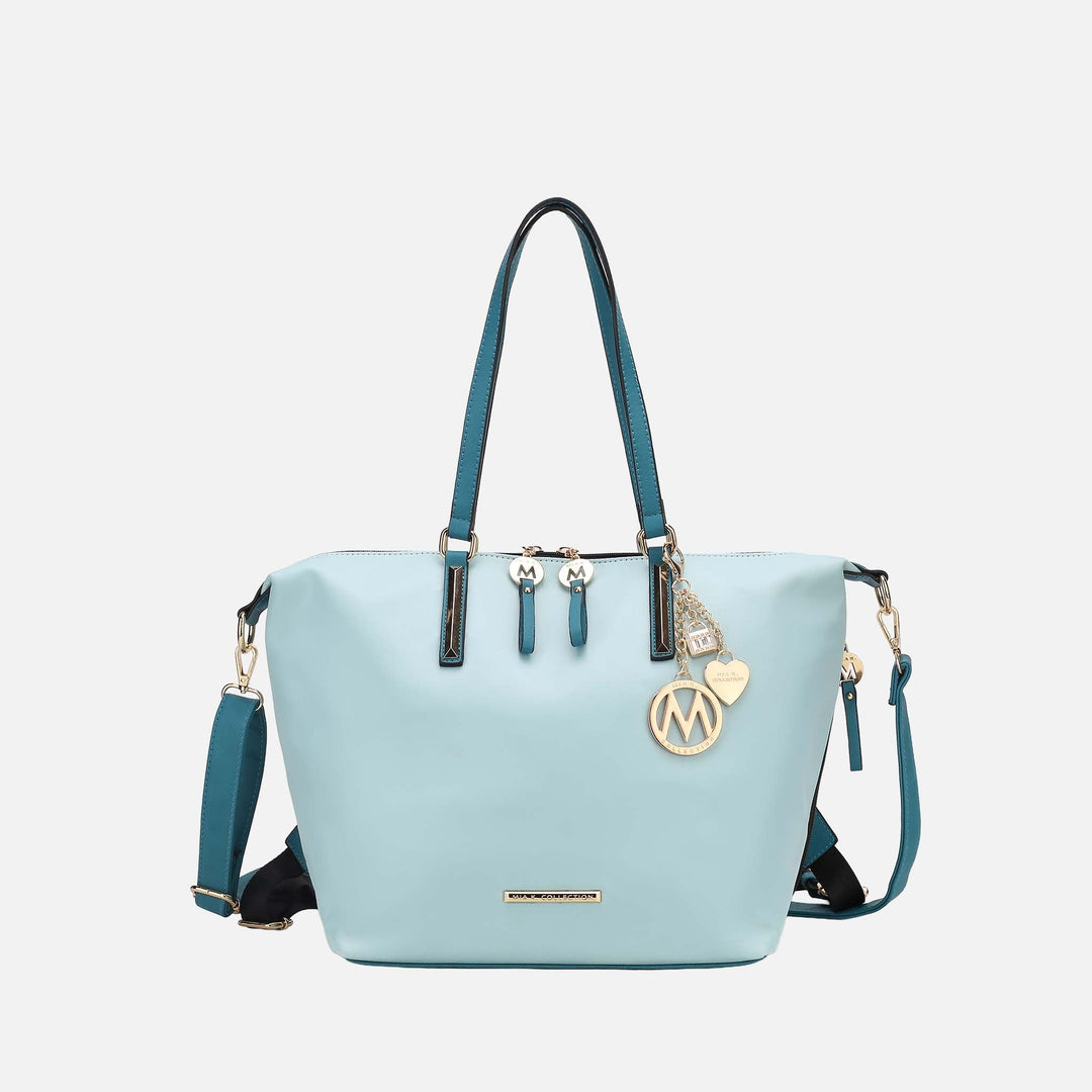 Mustard MKF Collection By Mia K Layla Convertible Weekender