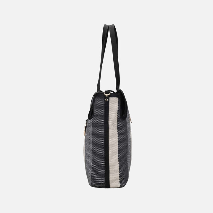 Denim Blue MKF Collection By Mia K Juliana Tote Bag And Wristlet Set