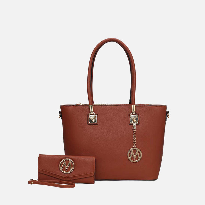 Gold MKF Collection By Mia K Vanessa Tote And Set
