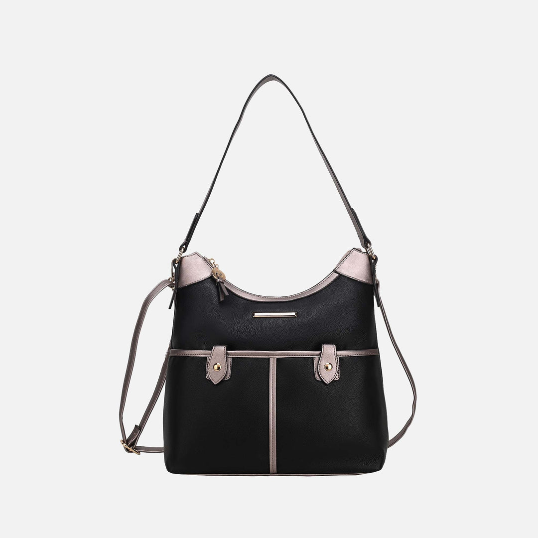 Taupe MKF Collection By Mia K Harper Shoulder Bag
