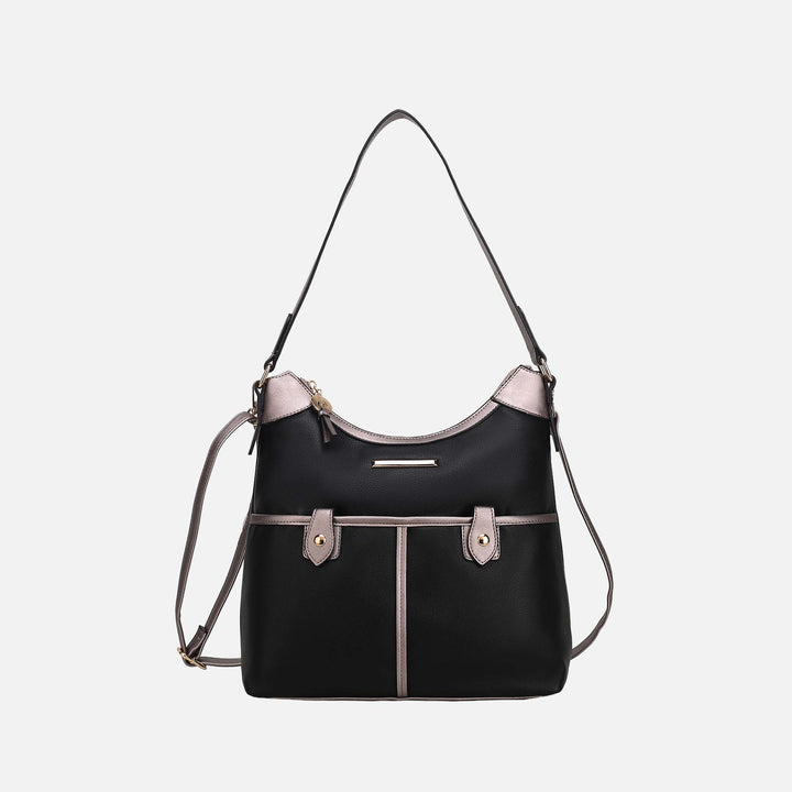 Taupe MKF Collection By Mia K Harper Shoulder Bag