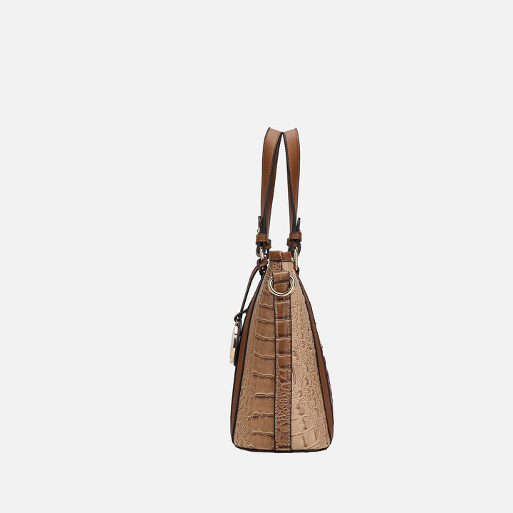 Croco Red MKF Collection By Mia K Lizza Tote Bag