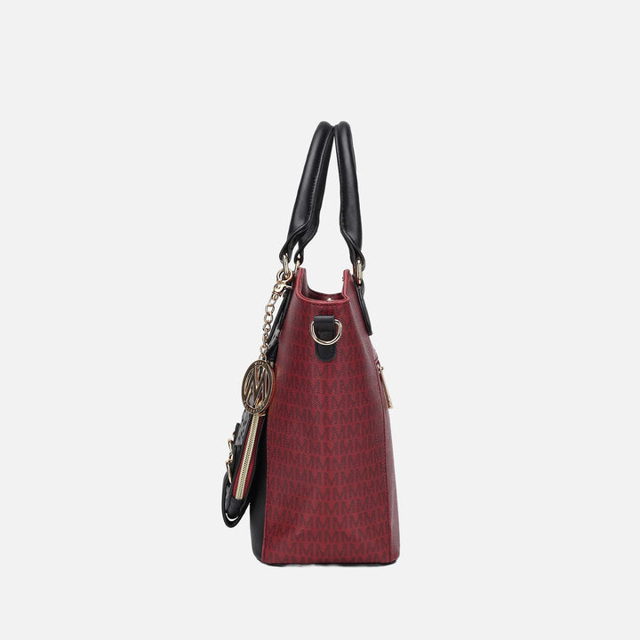 Midnight Blue MKF Collection By Mia K Jacqueline Signature Shoulder Bag