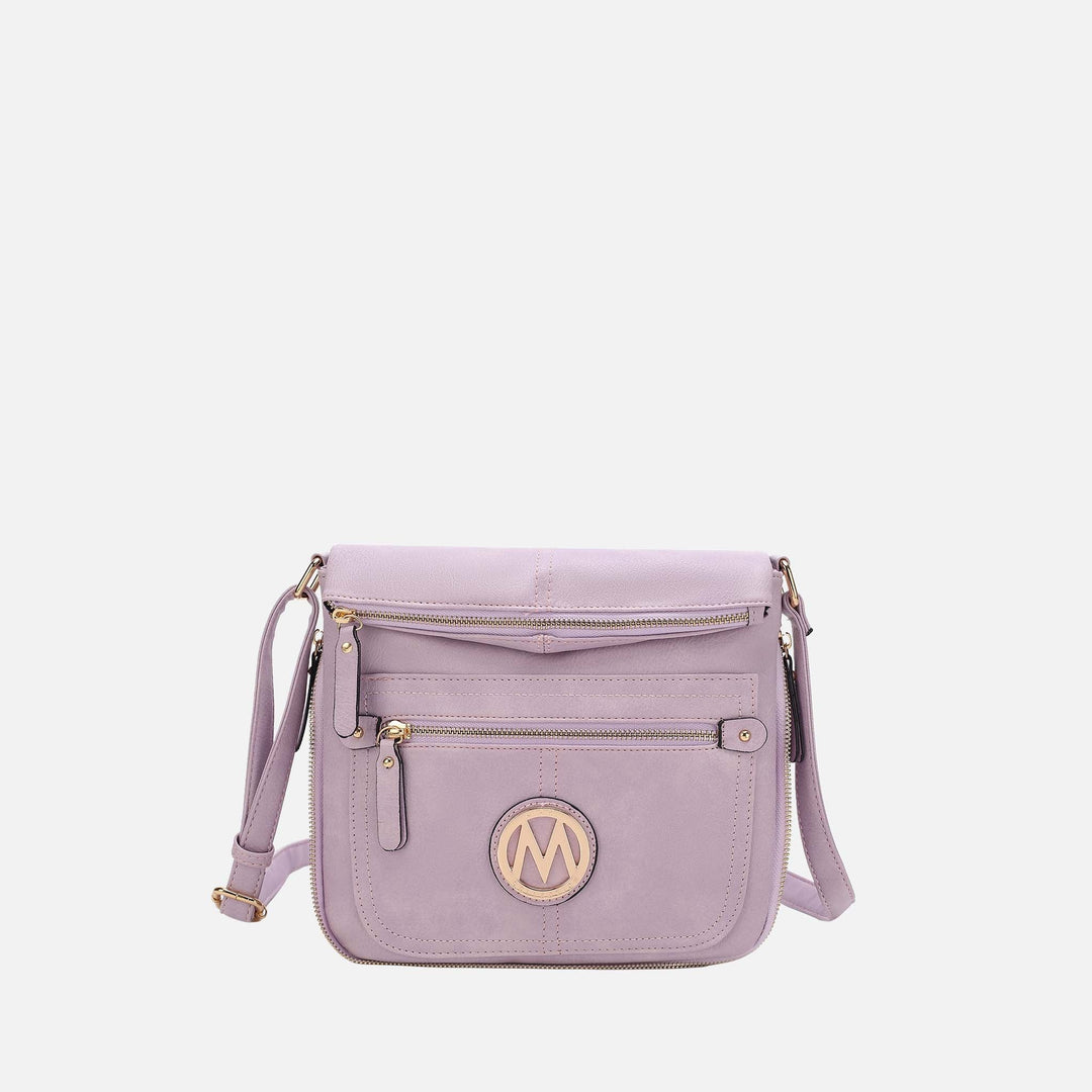 Mustard MKF Collection By Mia K Luciana Crossbody Bag