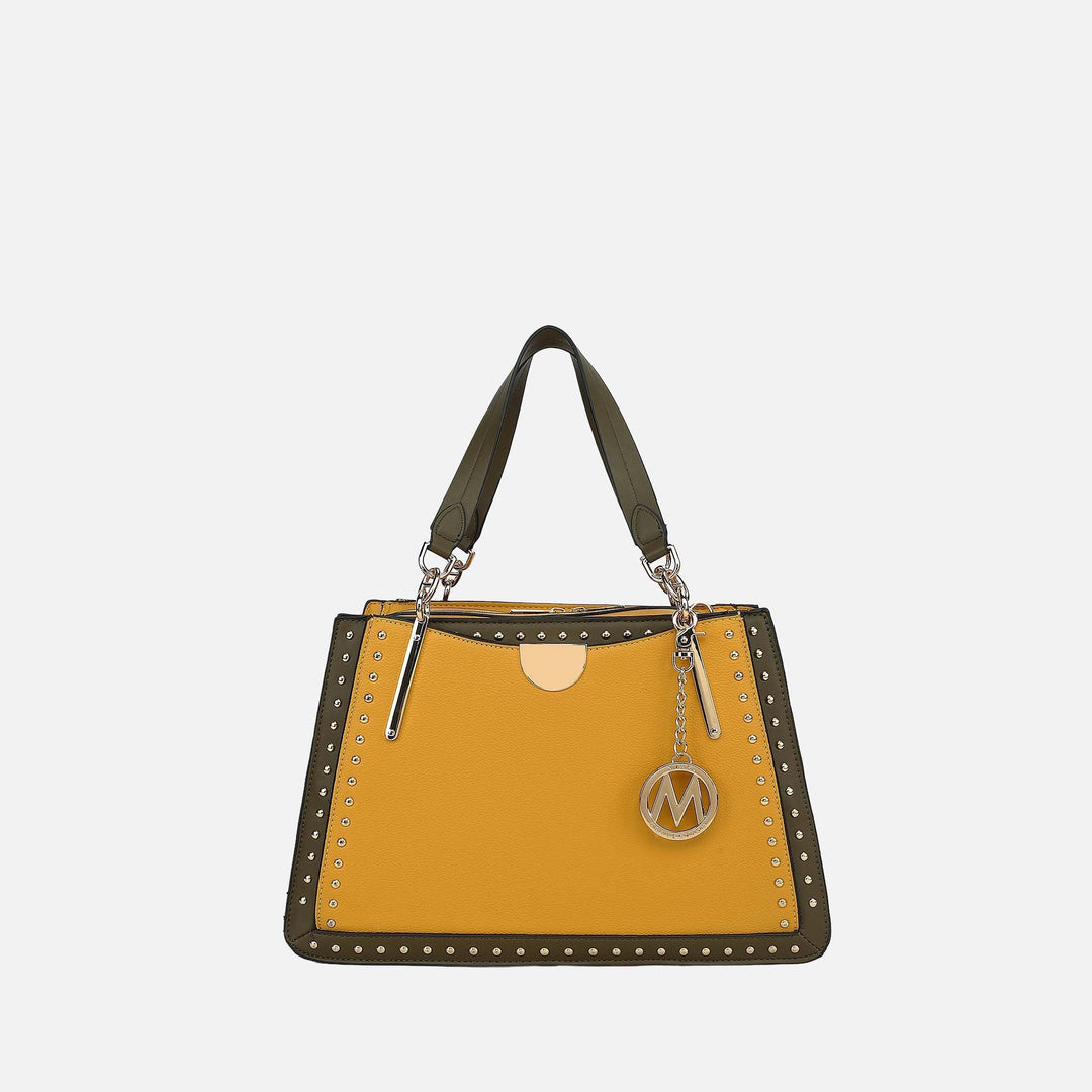 Cognac Brown MKF Collection By Mia K Aubrey Shoulder Bag