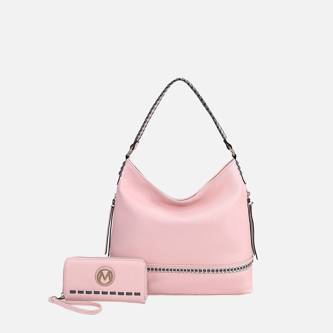 Navy MKF Collection By Mia K Blake Shoulder Bag And Set