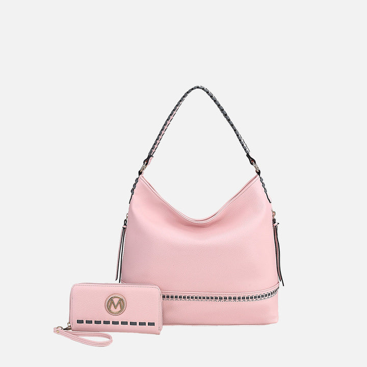 Navy MKF Collection By Mia K Blake Shoulder Bag And Set