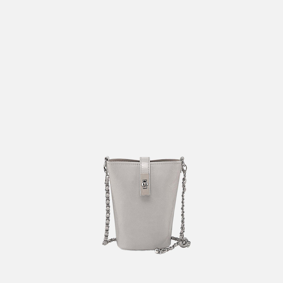 Wine MKF Collection By Mia K Evelina Mini Bucket Bag