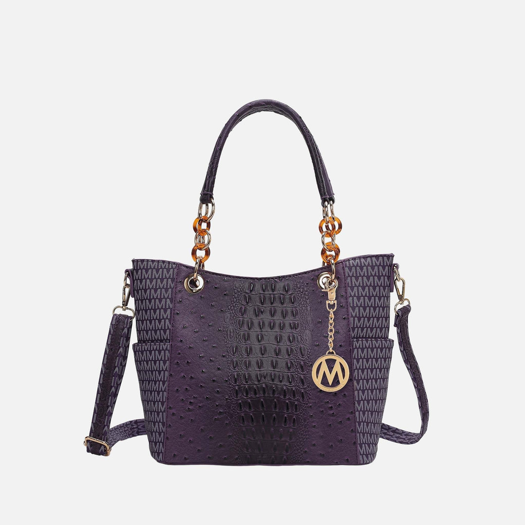 Tan MKF Collection By Mia K Miriam Signature Tote Bag