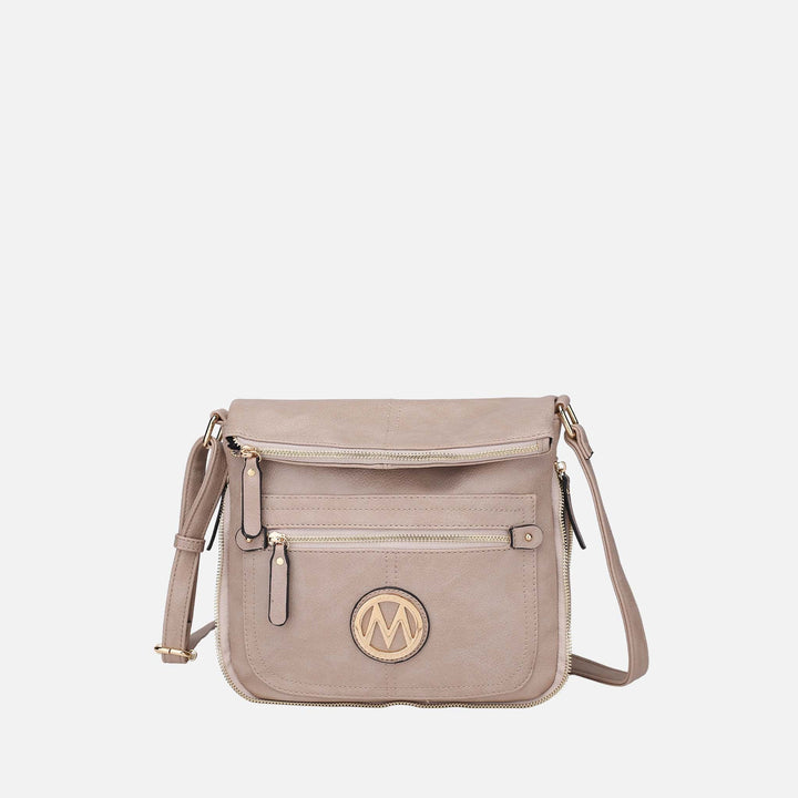 Fuschia MKF Collection By Mia K Luciana Crossbody Bag