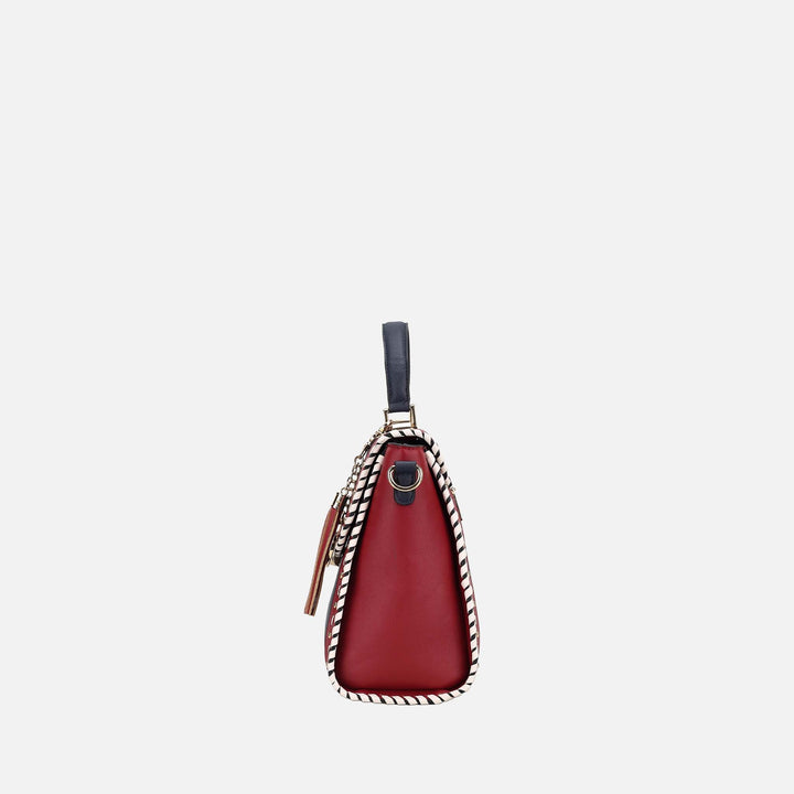 Chocolate MKF Collection By Mia K Flora Shoulder Bag