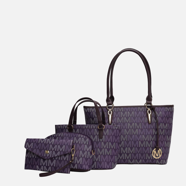 MKF Collection By Mia K Alexy Signature Tote Bag And Set