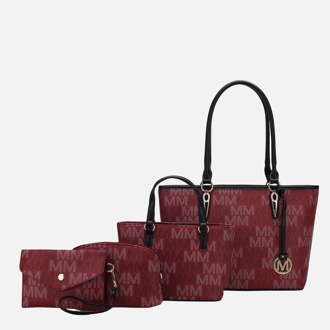 MKF Collection By Mia K Alexy Signature Tote Bag And Set