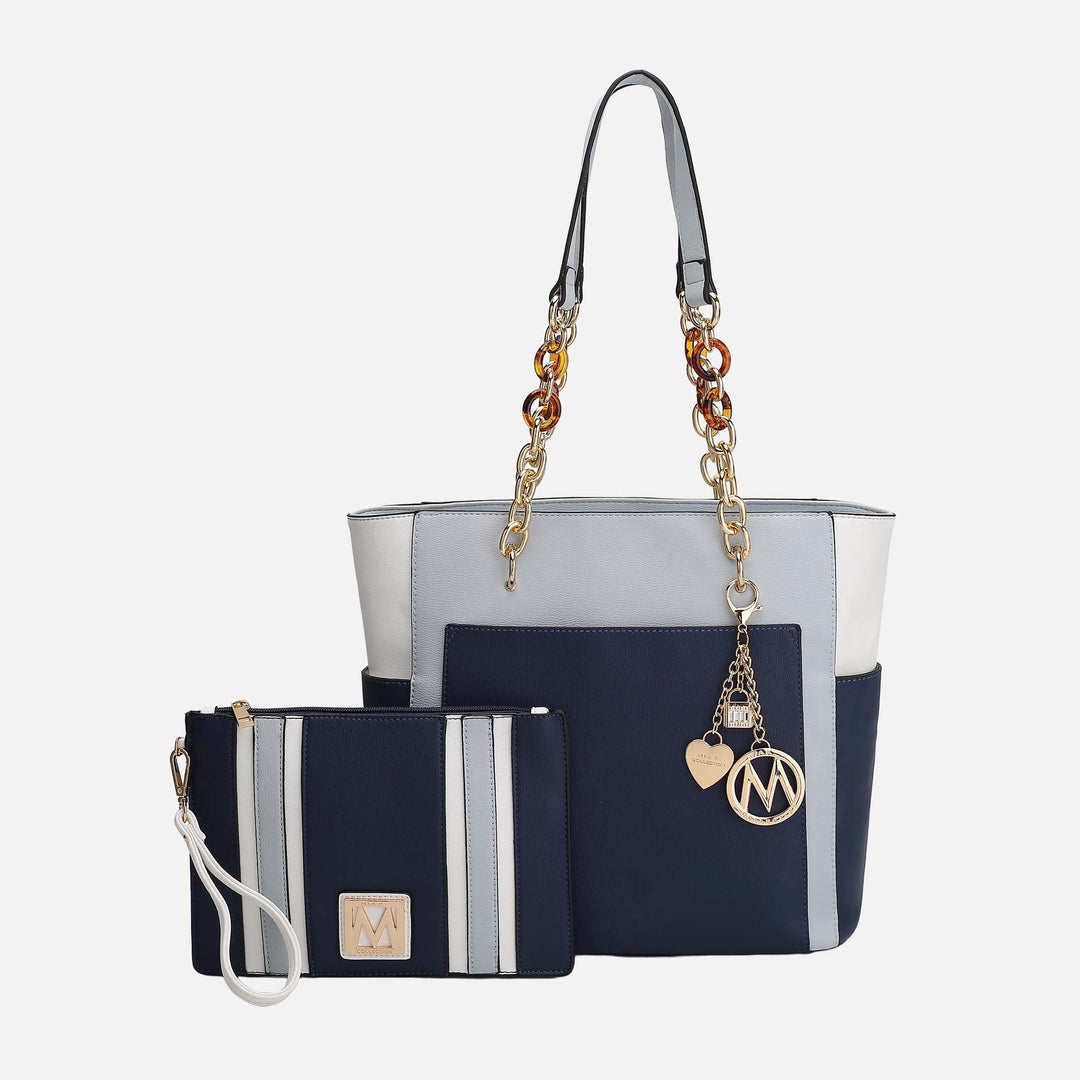 MKF Collection By Mia K Rochelle Tote And Wristlet Set