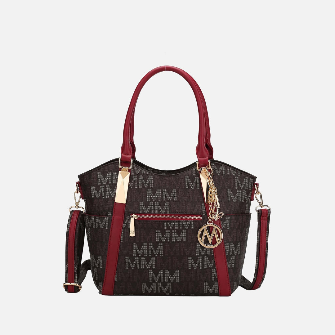 Purple MKF Collection By Mia K Jeneece Signature Tote Bag