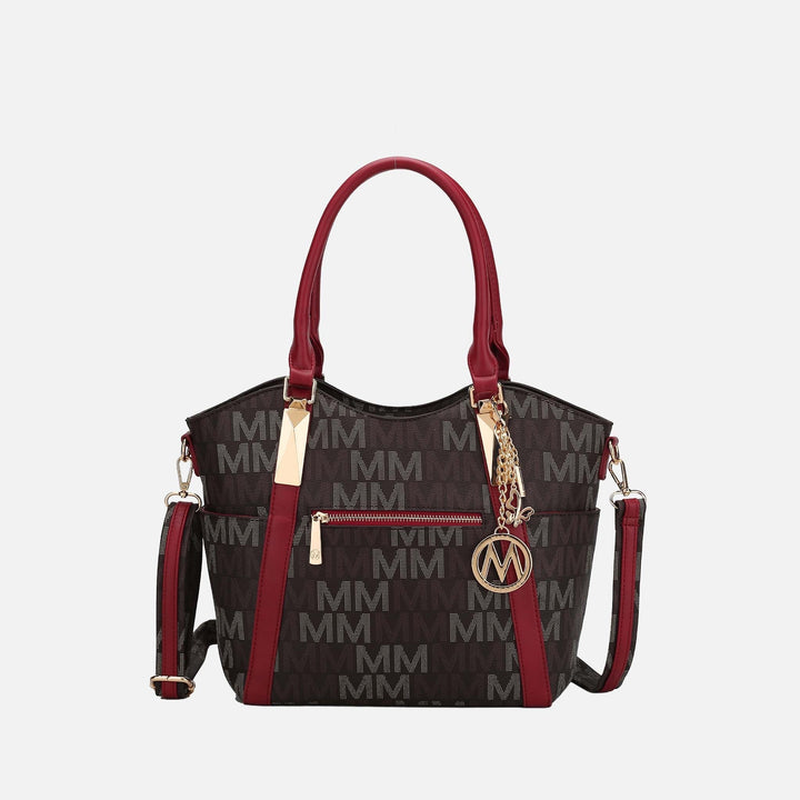 Purple MKF Collection By Mia K Jeneece Signature Tote Bag