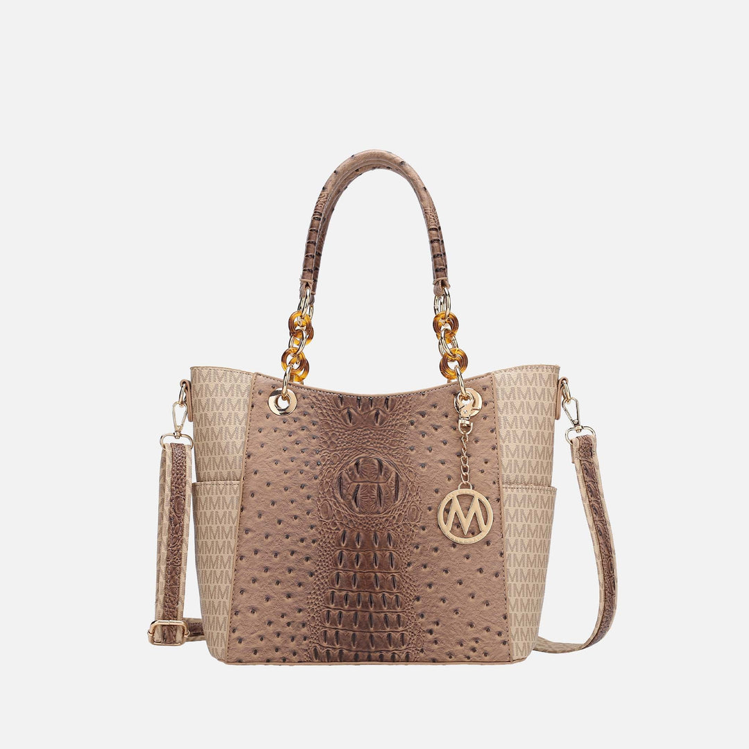 Light Blue MKF Collection By Mia K Miriam Signature Tote Bag