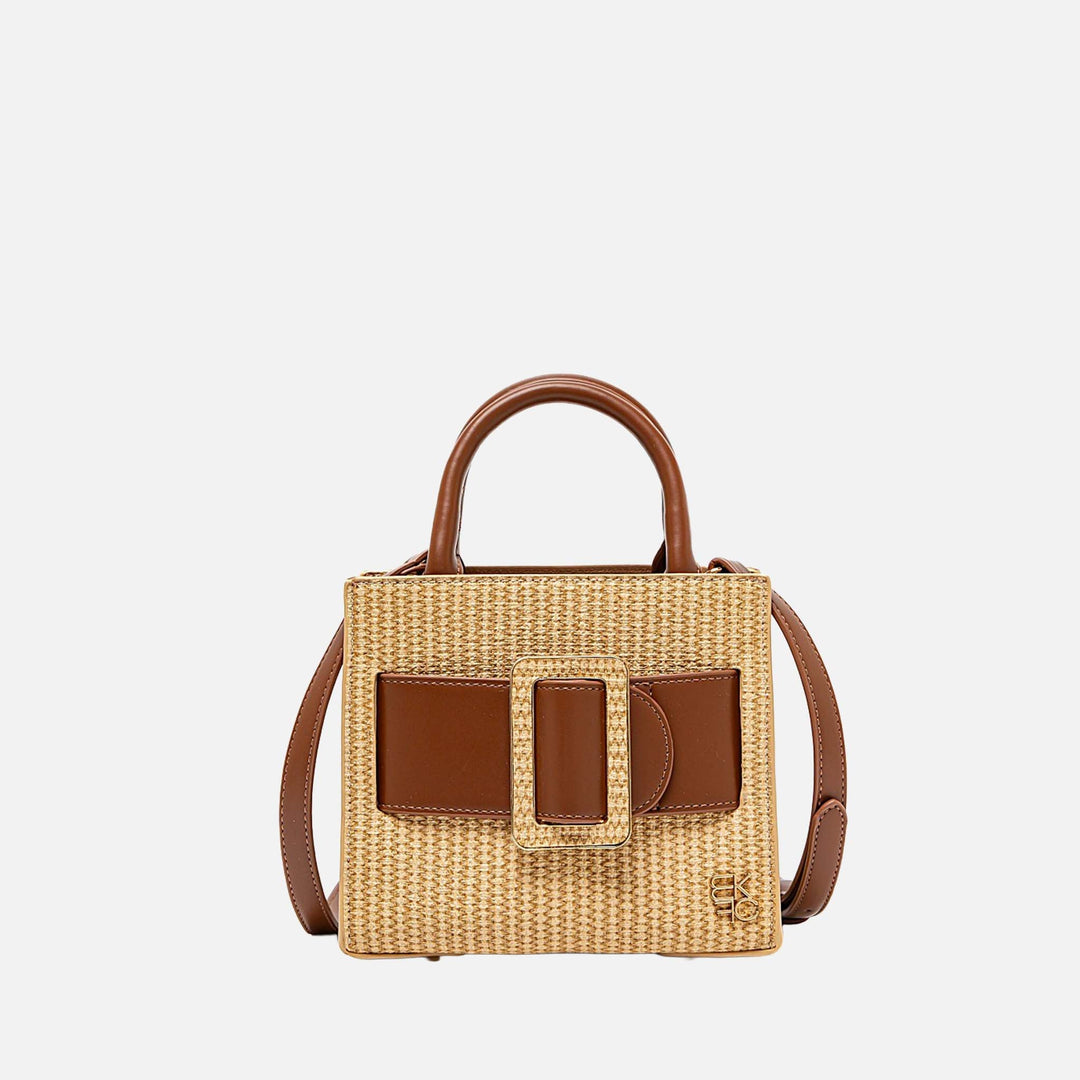 Taupe MKF Collection By Mia K Tilly Mini Tote Handbag