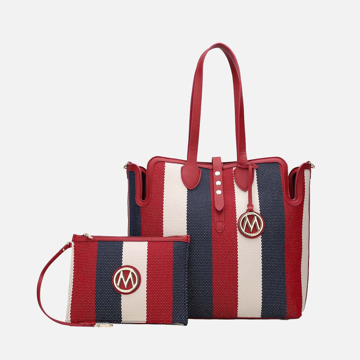 MKF Collection By Mia K Juliana Tote Bag And Wristlet Set
