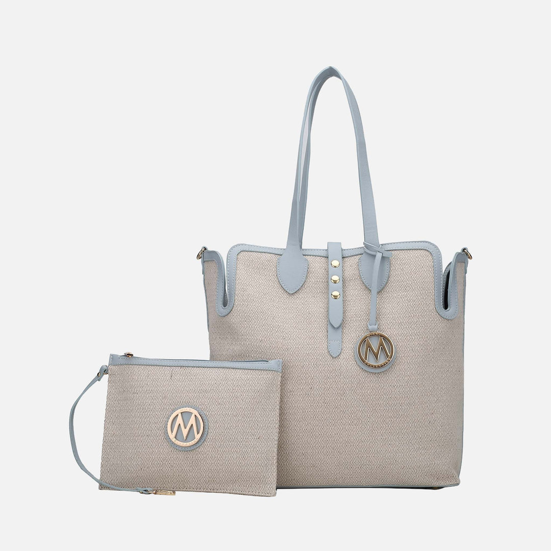 MKF Collection By Mia K Juliana Tote Bag And Wristlet Set