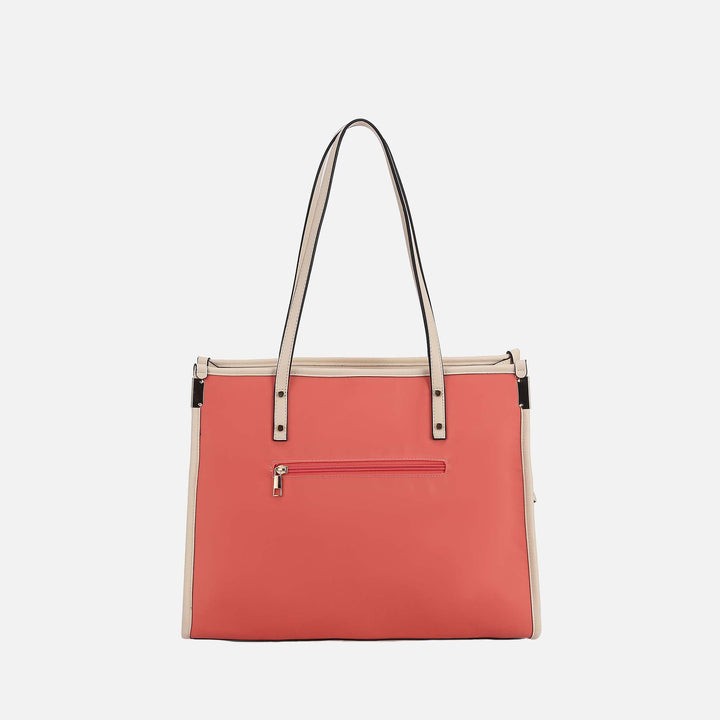 Cognac Brown MKF Collection By Mia K Kindred Oversize Tote