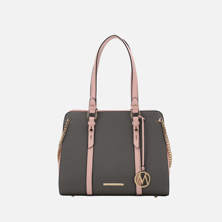 MKF Collection By Mia K Amy Color Block Shoulder Bag