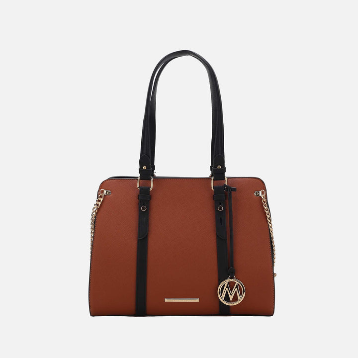 MKF Collection By Mia K Amy Color Block Shoulder Bag