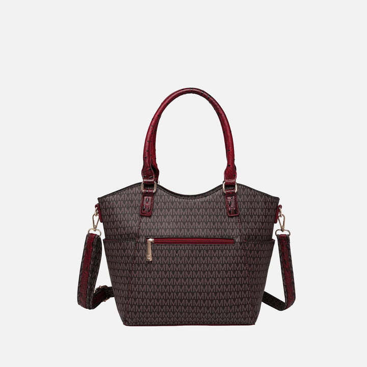 Black MKF Collection By Mia K Kristal Signature Tote Bag