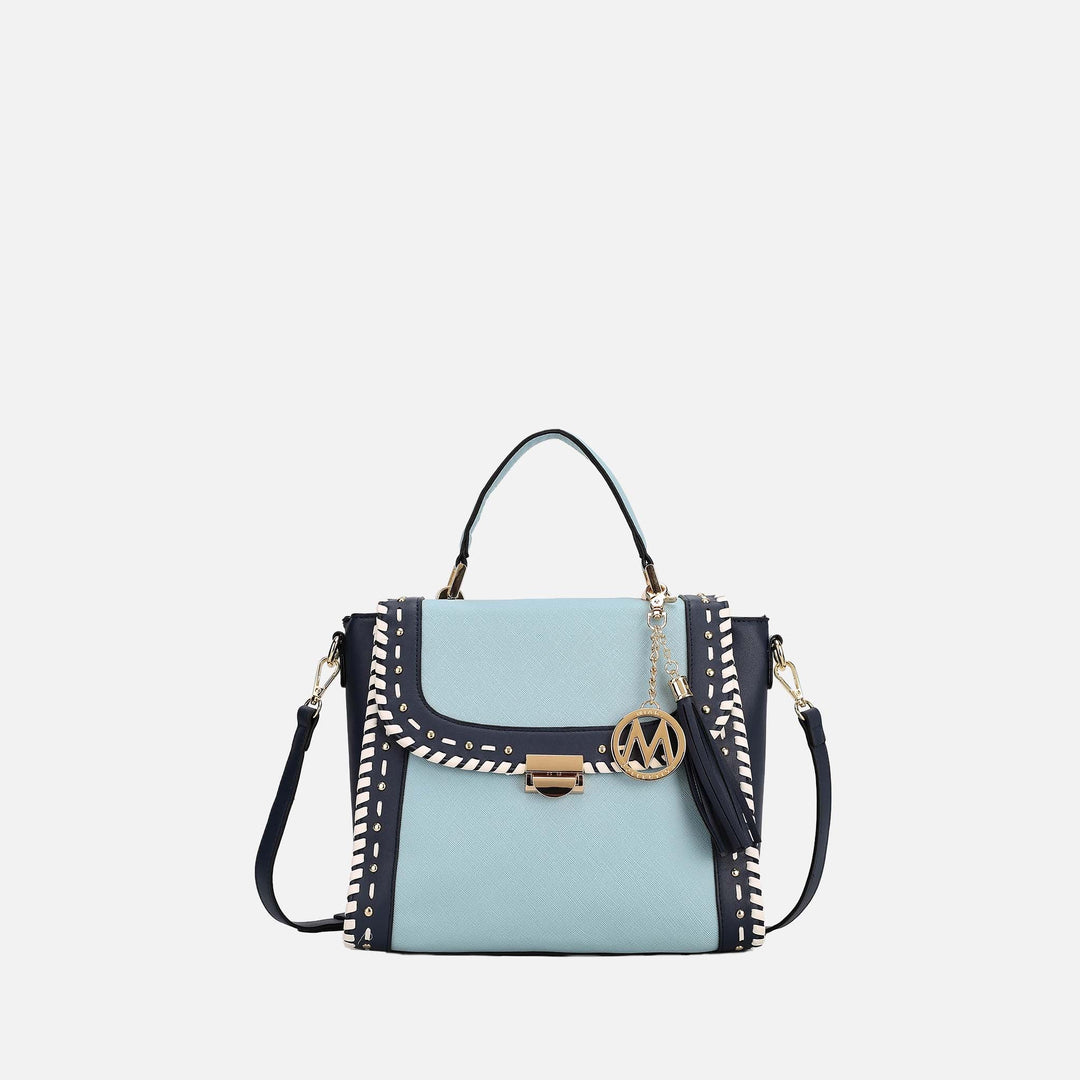 Denim Blue MKF Collection By Mia K Flora Shoulder Bag