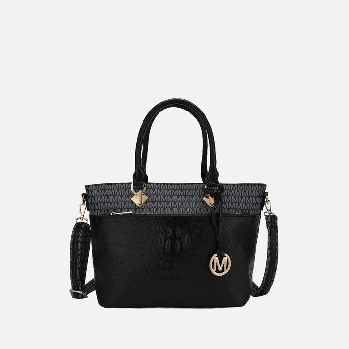 Black MKF Collection By Mia K Grace Signature Tote Bag