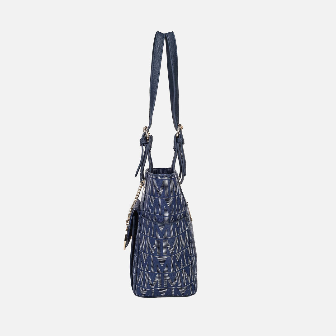 Gray MKF Collection By Mia K Griselda Signature Tote Bag