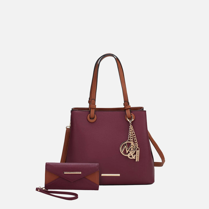 Mustard MKF Collection By Mia K Kearny Hobo Bag And Set