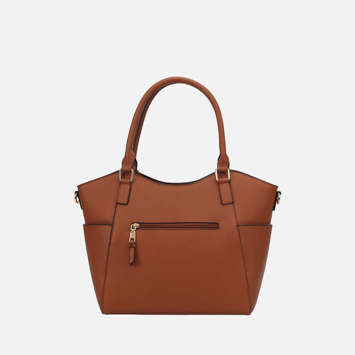 Cognac Brown MKF Collection By Mia K Janise Tote Bag