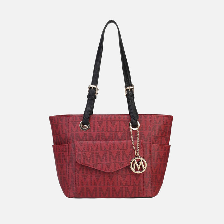 Midnight Blue MKF Collection By Mia K Griselda Signature Tote Bag