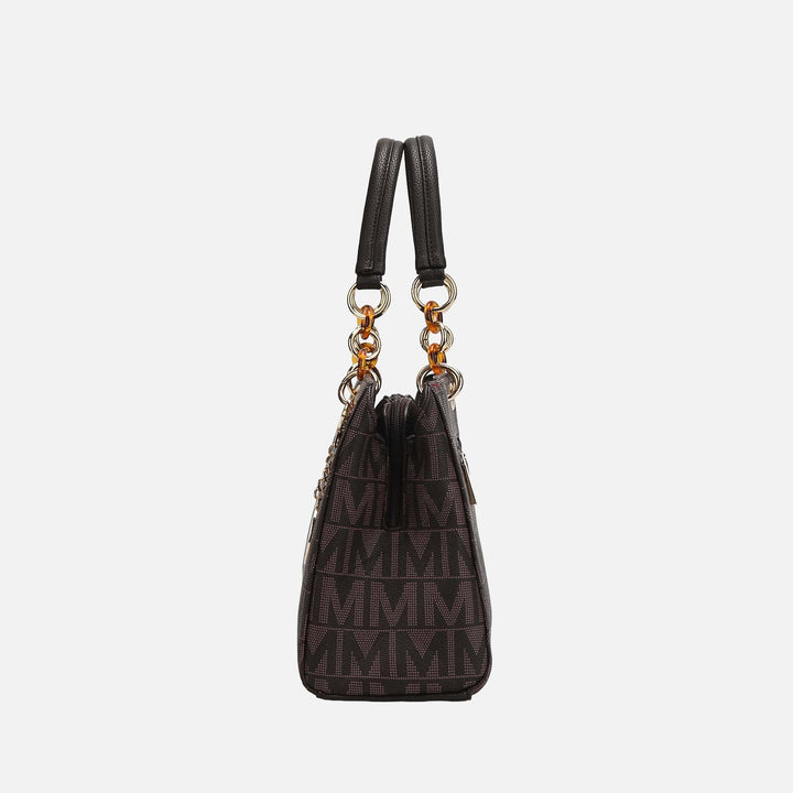 Chocolate MKF Collection By Mia K Sirna Signature Tote Bag