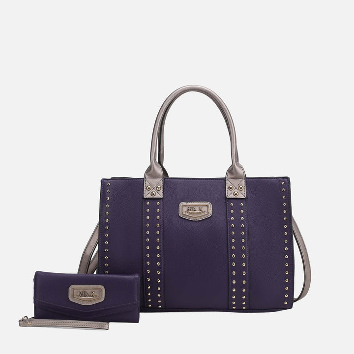 MKF Collection By Mia K Davina Tote Bag And Wallet Set