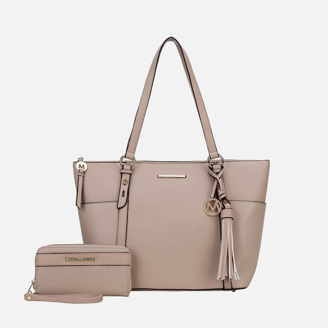 Black MKF Collection By Mia K Gloria Tote Bag