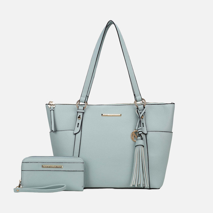 Pewter MKF Collection By Mia K Gloria Tote Bag