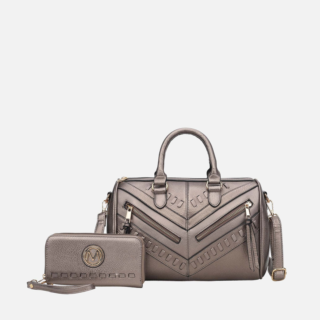 Tawny MKF Collection By Mia K Lara Shoulder Bag And Set