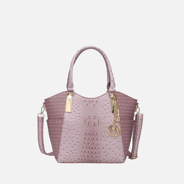 Merlot MKF Collection By Mia K Kristal Signature Tote Bag