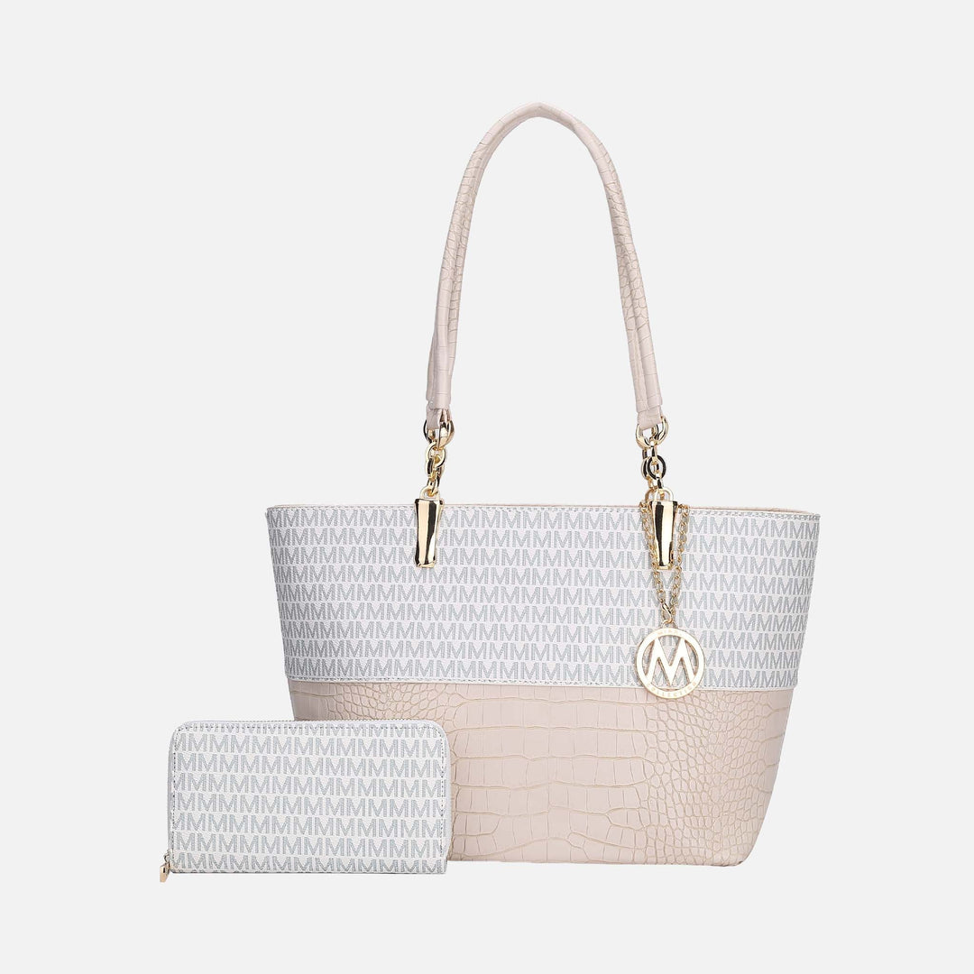 MKF Collection By Mia K Sasha Signature Tote Bag