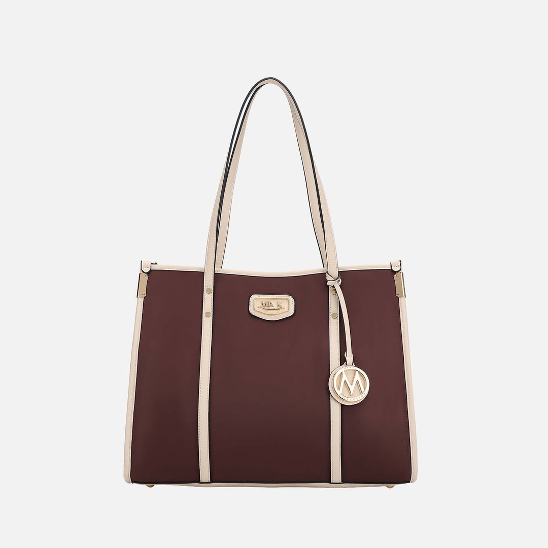 Mauve MKF Collection By Mia K Kindred Oversize Tote