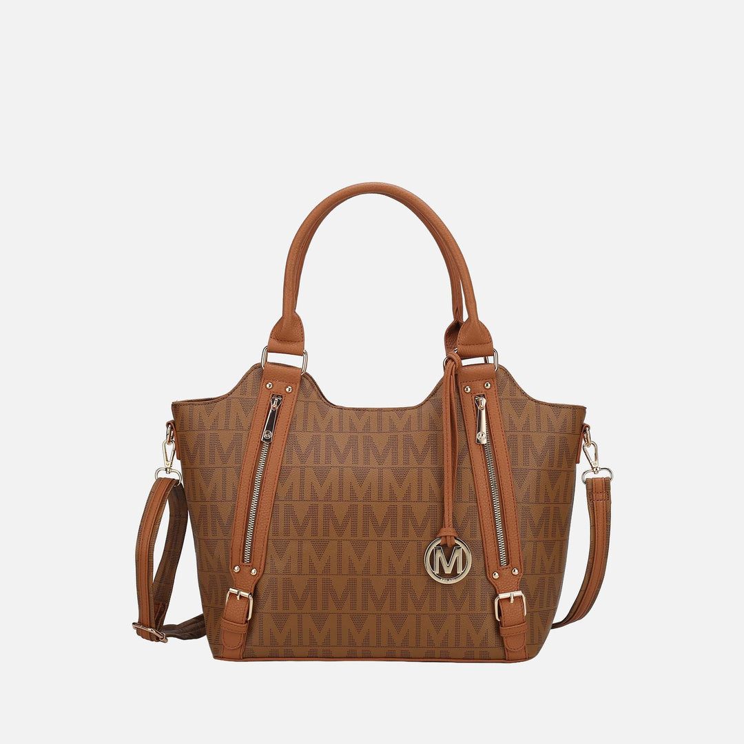 Red MKF Collection By Mia K Thania Signature Tote Bag