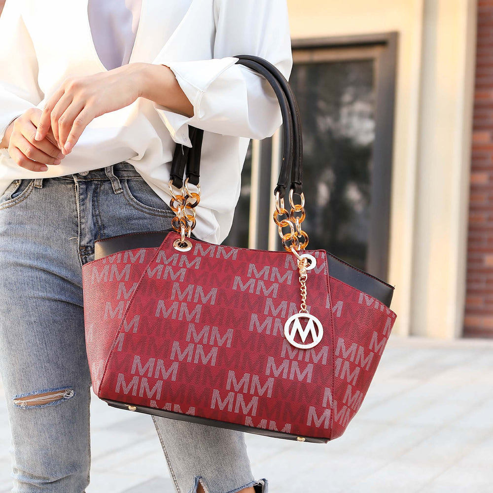 Black MKF Collection By Mia K Cameron Signature Tote Bag