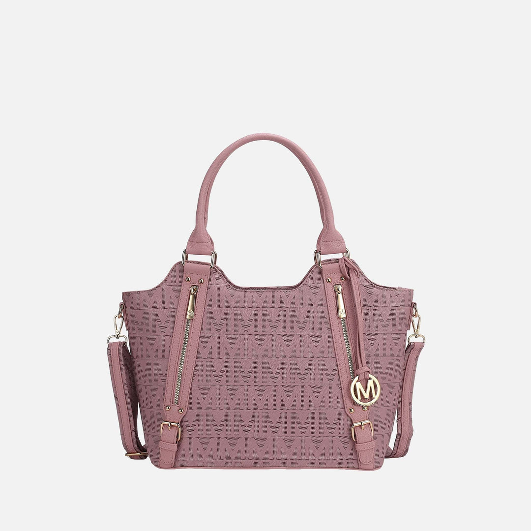 Tan MKF Collection By Mia K Thania Signature Tote Bag