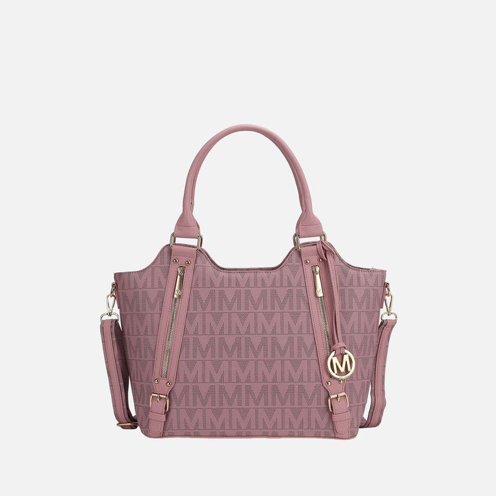 Tan MKF Collection By Mia K Thania Signature Tote Bag