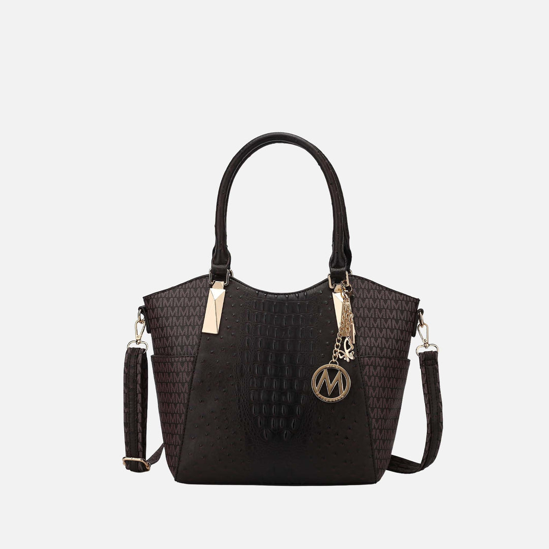 Lavender MKF Collection By Mia K Kristal Signature Tote Bag
