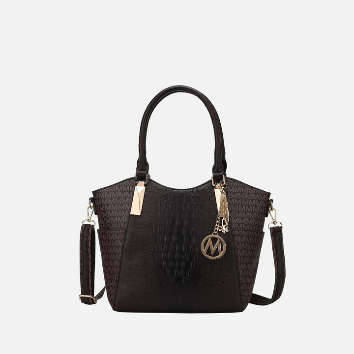 Lavender MKF Collection By Mia K Kristal Signature Tote Bag