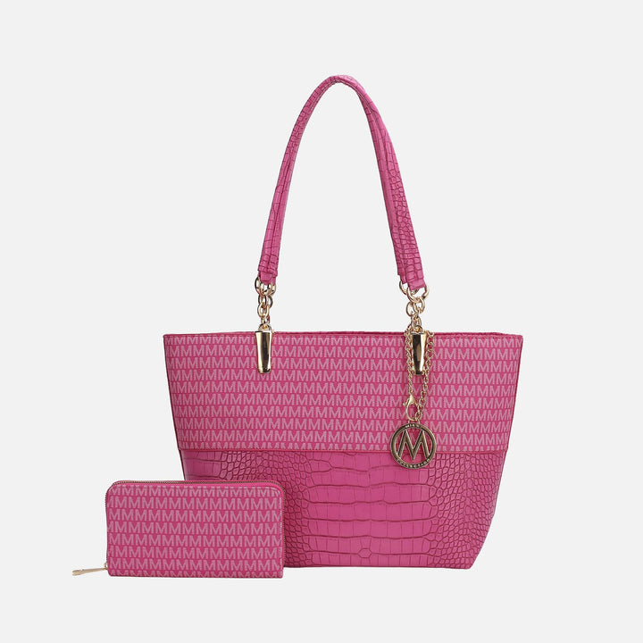 MKF Collection By Mia K Sasha Signature Tote Bag
